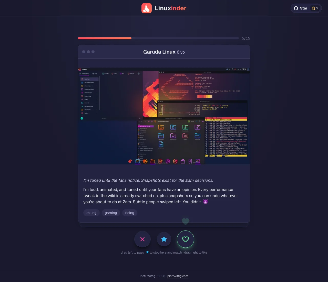 Linder screenshot 2