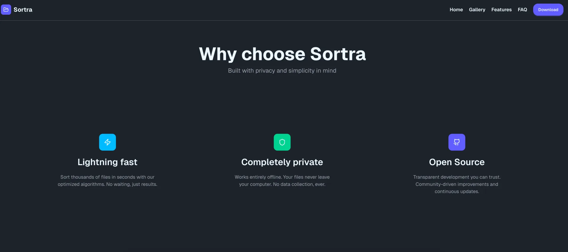 Sortra screenshot 2